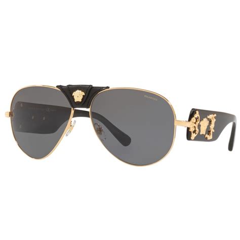 versace mens sunglasses ve2150 metal polarized sunglasses|Versace VE2150Q XXL (62 .